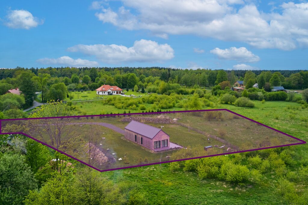 Nowoczesna stodoła w górach Izerskich. Wolimierz. Wysoki standard. Duża działka 6156 m2.